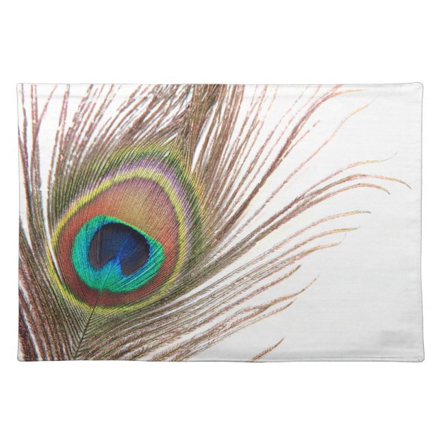 Peacock Feather Placemat (Front)