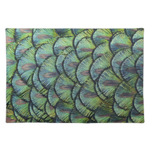 Peacock Feather Placemat