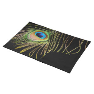Peacock Feather Placemats