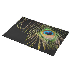 Peacock Feather Placemats