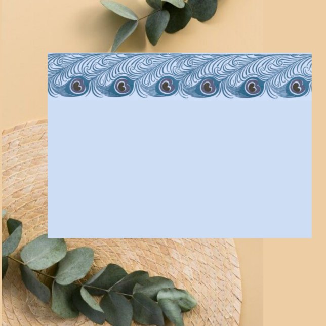 Peacock Feather Post-it Notes (Creator Uploaded)