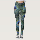 Peacock feather clearance leggings