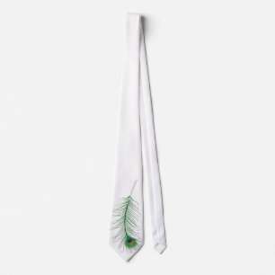 Peacock Feather tie