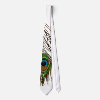 peacock feather tie