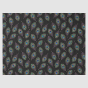 peacock feather tissue paper