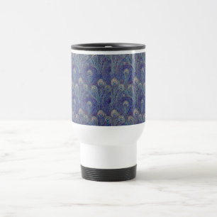 Peacock Feather Travel Mug
