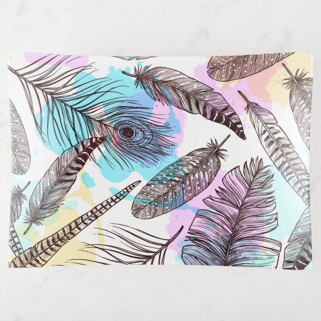 Peacock Feather Trinket Tray (Front)