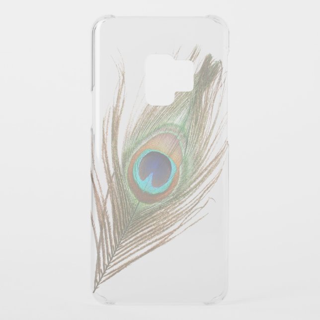 Peacock Feather Uncommon Samsung Galaxy Case (Back)