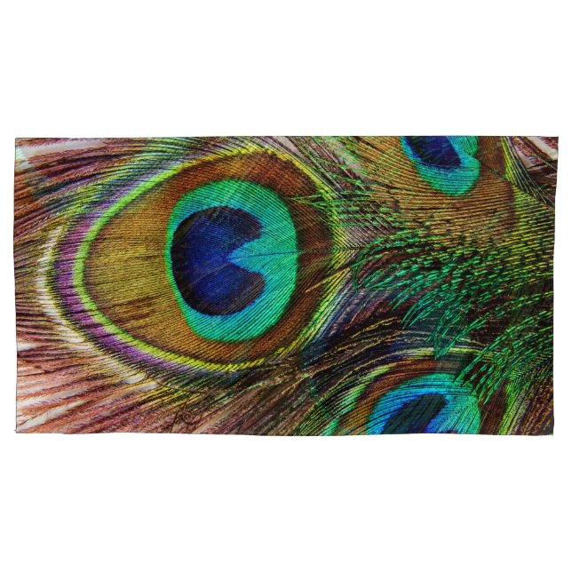 Peacock Feathers 4 Pillowcase (Front)