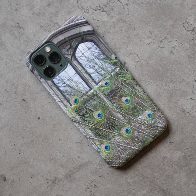 Peacock Feathers and Gothic Windows Case-Mate iPhone Case (In Situ)