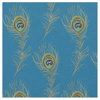 Peacock Fabric | Zazzle