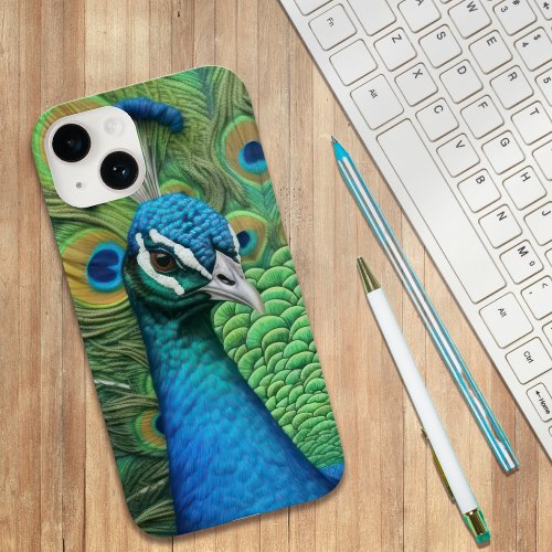 Peacock Feathers Case_Mate iPhone 14 Case