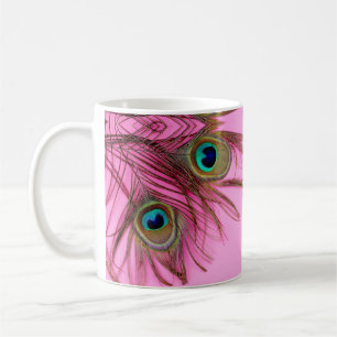 Peacock Feathers Coffee Mug
