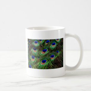 Peacock Feathers Coffee Mug