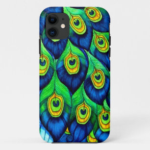 Peacock Feathers Design iPhone 11 Case