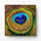 Peacock Feathers Eye of Love With Name
