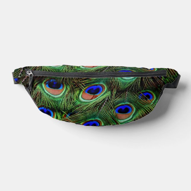 Peacock Feathers Fanny Pack (Lay Down)