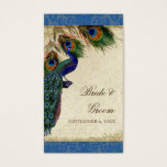 Peacock & Feathers Formal Wedding Favor Gift Tags<br><div class="desc">PAPER SELECTION: This is shown on "basic paper", another great choice would be "metallic ice" which is a clean white, pearlized shimmery surface. It would also be beautiful on "Champagne Metallic" linen, felt or any of the other choices. COLOR PALETTE: horizon blue, tan, cream royal blue, green, and rust. DESIGN:...</div>