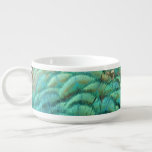 Peacock Feathers I Colorful Abstract Nature Design Bowl