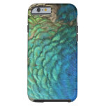 Peacock Feathers I Colorful Abstract Nature Design Tough iPhone 6 Case