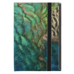 Peacock Feathers I Colorful Abstract Nature Design Cover For iPad Mini