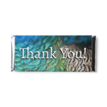 Peacock Feathers I Colorful Abstract Nature Design Hershey Bar Favors