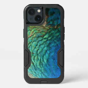 Peacock Feathers I Colorful Abstract Nature Design iPhone 13 Case
