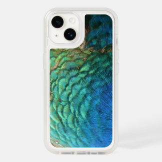Peacock Feathers I Colorful Abstract Nature Design OtterBox iPhone 14 Case