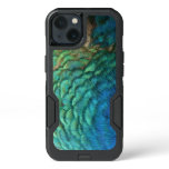 Peacock Feathers I Colorful Abstract Nature Design iPhone 13 Case