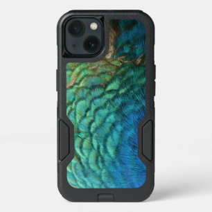 Peacock Feathers I Colorful Abstract Nature Design iPhone 13 Case