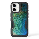 Peacock Feathers I Colorful Abstract Nature Design iPhone 16 Case