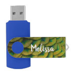 Peacock Feathers II Colorful Nature Flash Drive