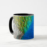 Peacock Feathers IV Colorful Abstract Nature Mug