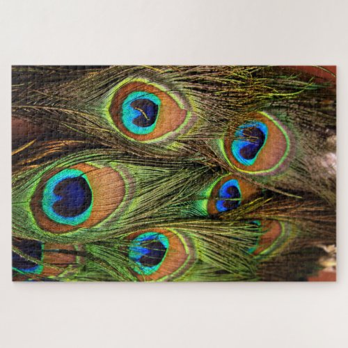 Peacock Feathers Jigsaw Puzzle