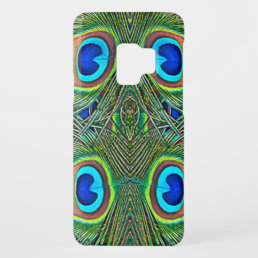 Peacock Feathers Kaleidoscope Print Case-Mate Samsung Galaxy S9 Case