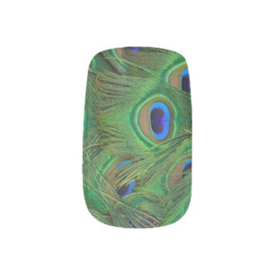 peacock feathers LG.jpg Minx Nail Wraps