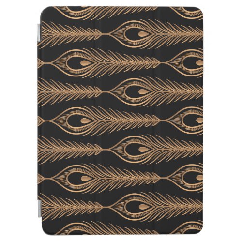 Peacock Feathers Luxury Oriental Pattern iPad Air Cover