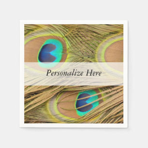 Peacock Feathers Napkins