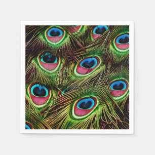 Peacock Feathers Napkins