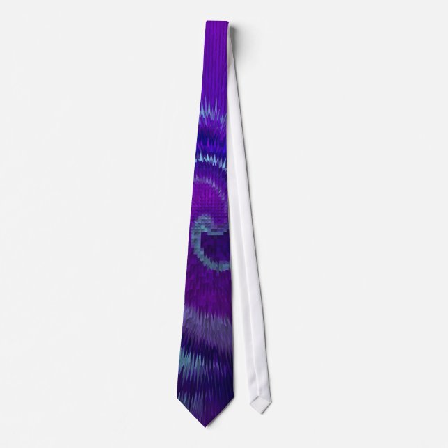Peacock Feathers Neck Tie (Front)