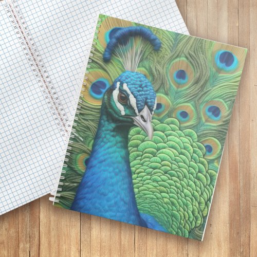 Peacock Feathers Notebook