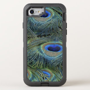 Peacock Feathers OtterBox Defender iPhone SE/8/7 Case