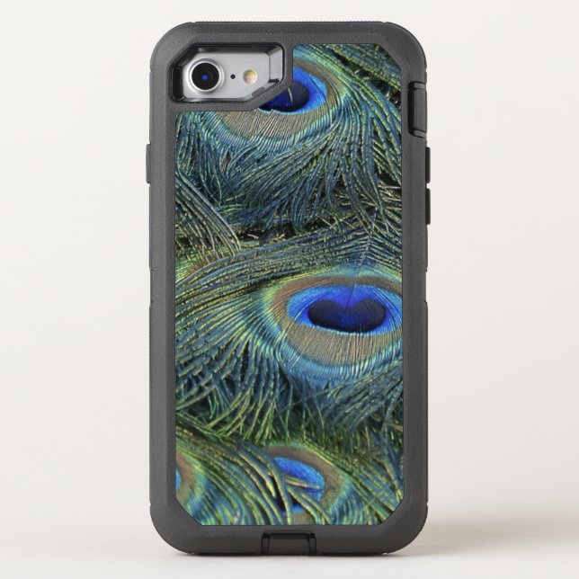 Peacock Feathers Otterbox iPhone Case (Back)