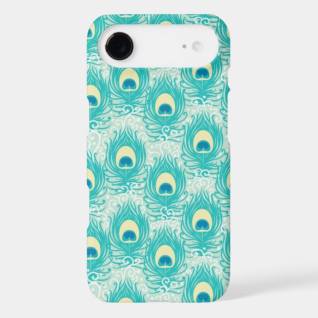 Peacock feathers pattern Case-Mate iPhone case (Back)