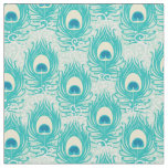 Peacock feathers pattern fabric