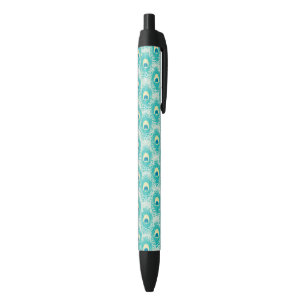 Peacock feathers pattern pen