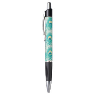 Peacock feathers pattern pen