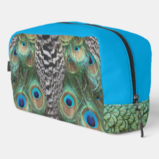 Peacock Feathers Pattern Toiletery Bag