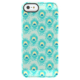 Peacock feathers pattern permafrost iPhone SE/5/5s case