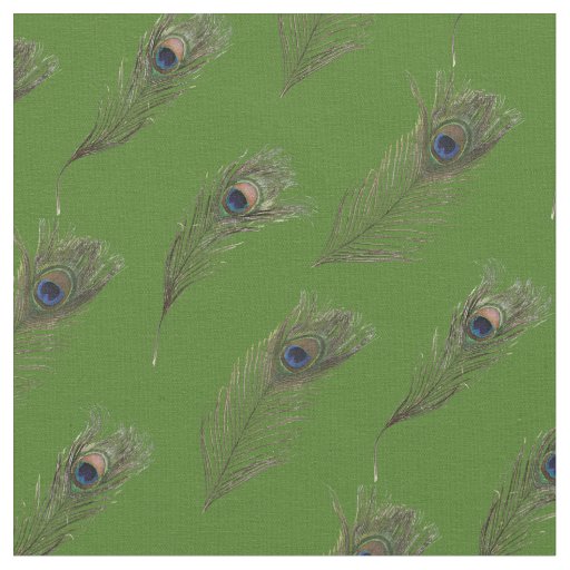 Peacock Feathers Pretty Fabric
